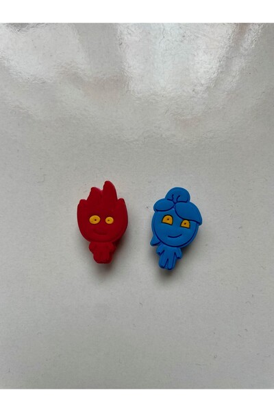 atölye karnaval Ateş Ve Su Jibbitz charm Terlik Süsü