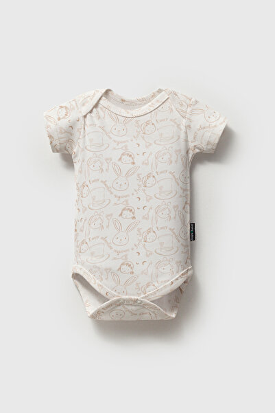 Maya And Luca Alice and Maya Luca Patterned 100% Cotton Baby Bodysuit