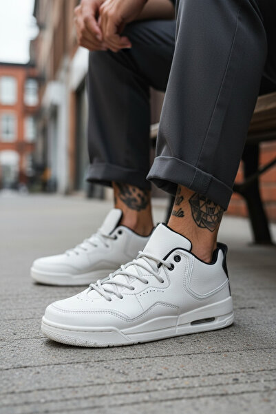 casualshoes Men's simple sneakers made of eco- Leather X5919