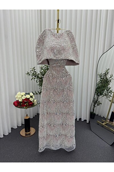 ADORA فستان سهرة قطعتين مشكوك بالكامل (يرجى اختيار القياس بعنايه لتجنب الارجاع)