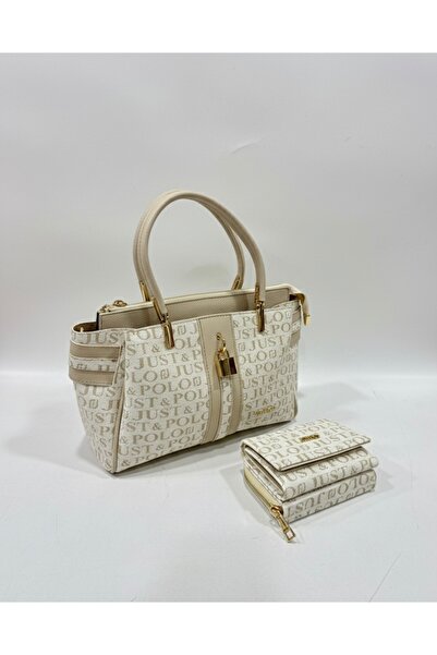 Just Polo Women's Luxury Handbag & Shoulder Bag Gold Detailed Special Design ...