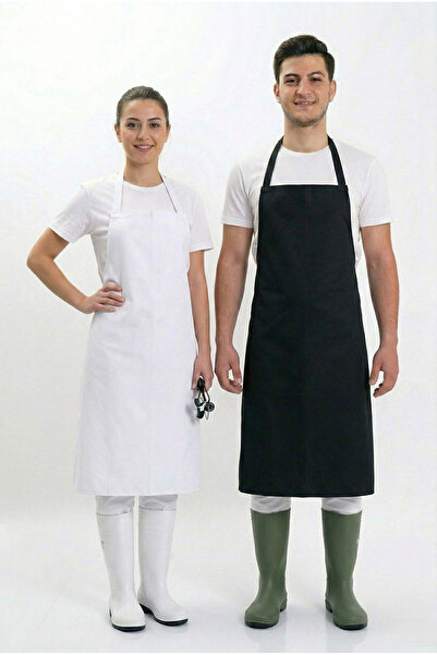 O.M.D Pvc Dishwashing Apron Black - Fisherman Butcher and Dishwasher Work Apron