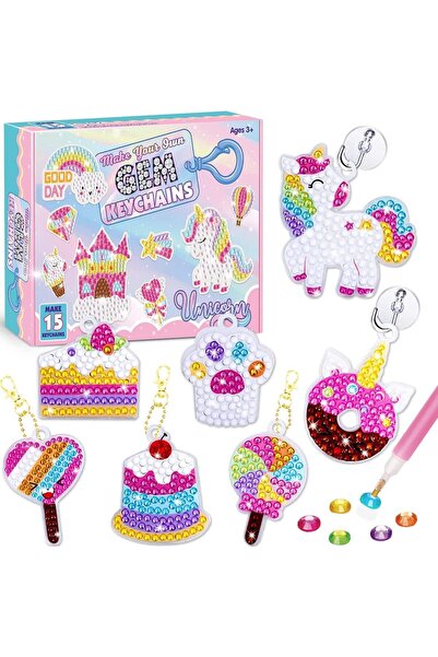 Beauenty مجموعة أدوات فنية وحرفية للأطفال مكونة من 15 قطعة، اصنع بنفسك سلاسل ...