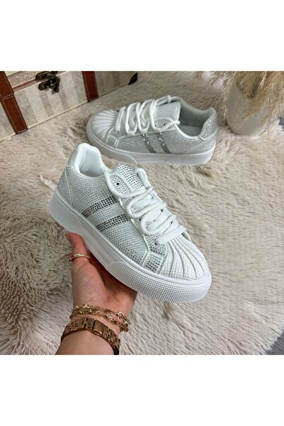 casualshoes Women's casual everyday sneakers X2095 made of ecological Leather...