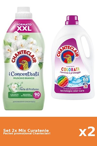 Chanteclair Set 2 Mix Curatenie Chanteclair: Color, Mosc Alb