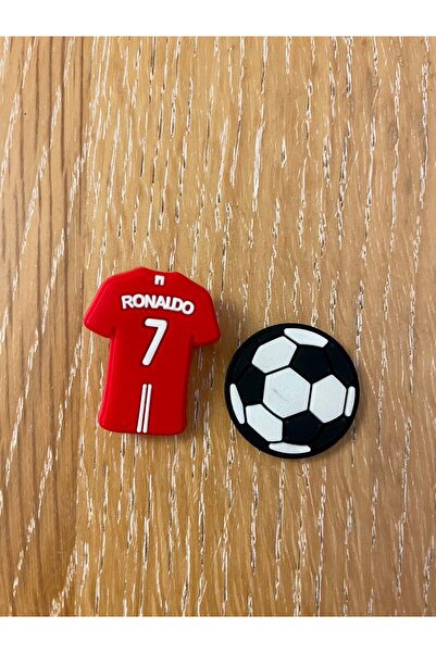 atölye karnaval Ronaldo Ve Futbol Topu   Terlik Süsü 2ad