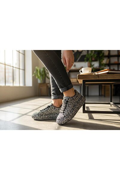 mersin md tekstil Women's Stoned Orthopedic Sports Shoes, Pack of Leopard Pri...