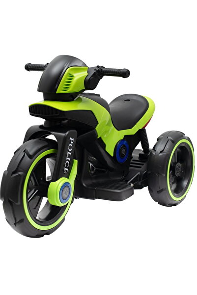 Babymix Motocicletă electrică Baby Mix POLICE verde