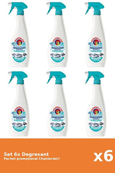 Chanteclair Set 6 Spray Degresant Universal Anti-Miros, ChanteClair, 600 ml