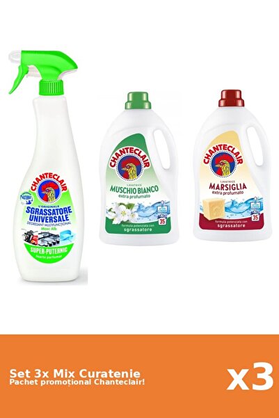 Chanteclair Set 3 Chanteclair Cleansing Mix: Lemon, Marseille, White Musk