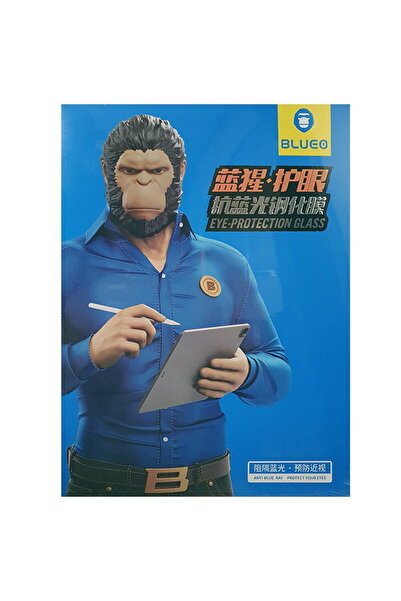 BLUEO iPad Pro 11 (2024) Screen Protector - Anti-Blue Tempered Glass - Clear