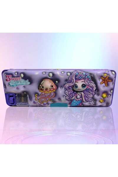 izmir yazici servis 2 Bölmeli Retro Kalem Kutusu Otomatik Kalemtıraş Bölmeli ...