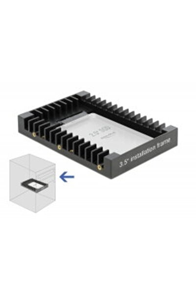 DELOCK 3.5 pentru unitatea 2.5 SATA negru