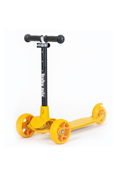 Babymix Trotinetă pentru bebeluși Baby Mix Prime galbenă