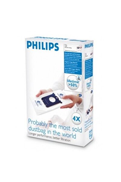 Philips Sac de praf S-Bag FC8021/03, 4 bucati