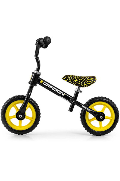Milly Mally Bicicletă de echilibru pentru copii Dragon neagră