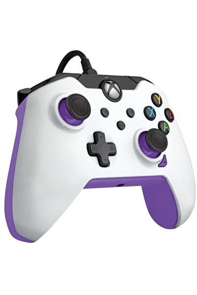 Pdp Wired Controller - Kinetic White, Gamepad (white/neon purple, for Xbox Se...