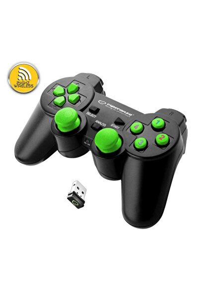 ESPERANZA EGG108G GLADIATOR - GAMEPAD CU VIBRAÅ¢II Wireless PENTRU PC/PS3