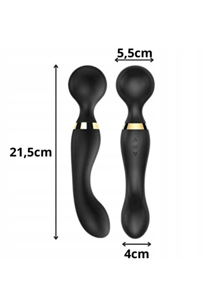 VERK Aparat pentru masaj corporal cu vibratii, negru