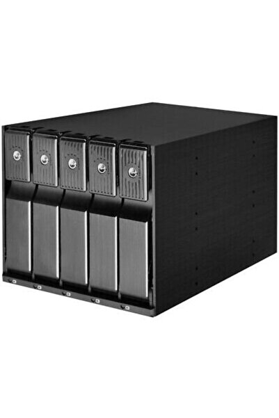 SilverStone SST-FS305-12G Externes 3,5-Zoll-Gehäuse, 5-Bay - Schwarz