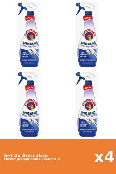 Chanteclair Set 4 Degresant anticalcar extra-parfumat Chanteclair, 625 ml