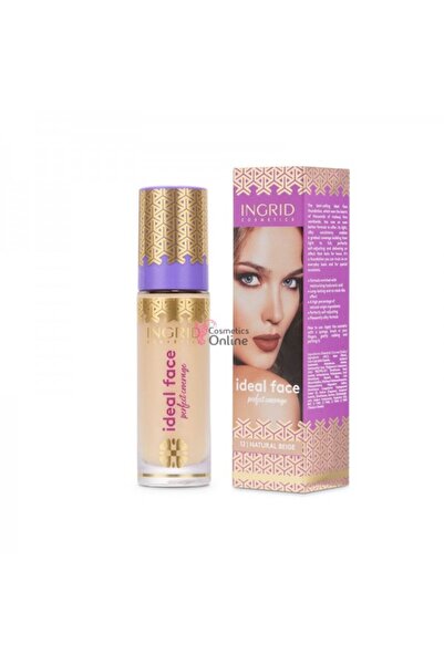 INGRID Cosmetics Foundation with high coverage, Ideal Face Ingrid 30 ml, no. ...