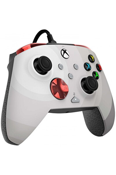 Pdp Rematch Advanced Wired Controller - Radial White, Gamepad (grey/red, for ...
