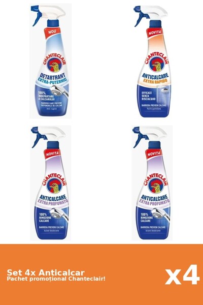 Chanteclair Chanteclair Anti-limescale Set 4: Fast, Powerful, Scented