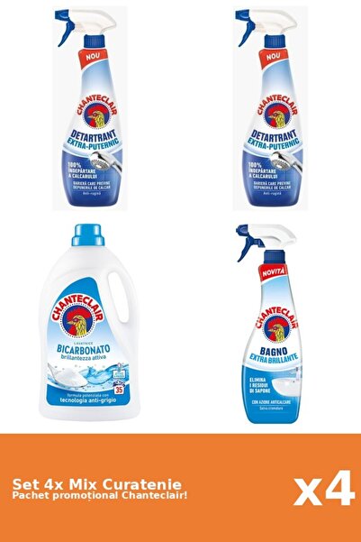 Chanteclair Set of 4 Chanteclair Cleaning Mix: Baking Soda, Classic, Strong