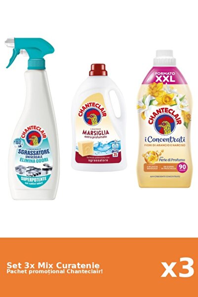 Chanteclair Set 3 Mix Curatenie Chanteclair: AntiMiros, Portocale, Marsilia