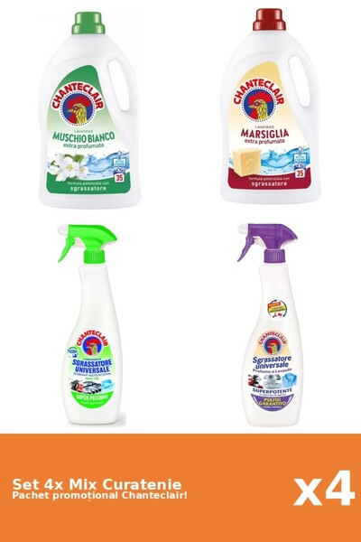 Chanteclair Set 4 Chanteclair Cleansing Mix: Lemon, Marseille, White Musk