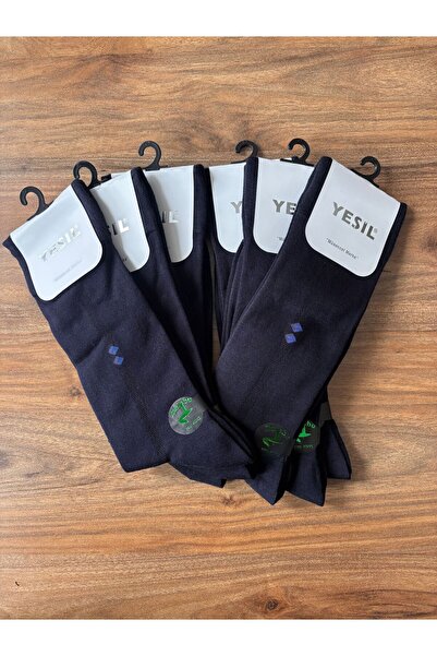 YEŞİL Nylon-Free 80% Bamboo Quality Comfortable Healthy Heel Toe Sole Men's S...