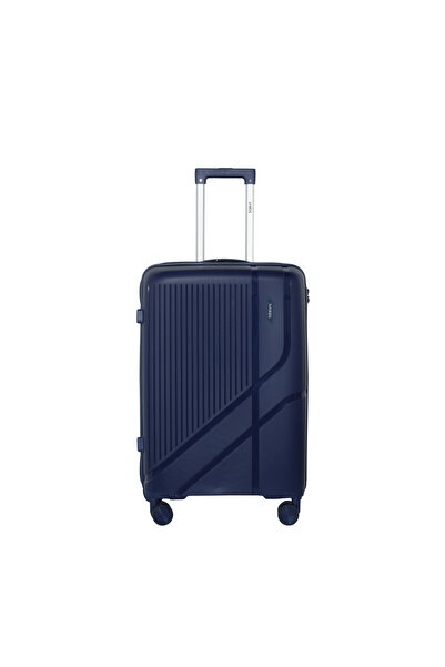 Kairos 28 Inch Dark Blue Luggage Bag | Polypropylene & Lightweight, Scratch R...