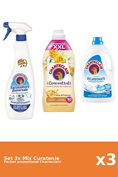 Chanteclair Set 3 Mix Curatenie Chanteclair: Bicarbonat, Portocale