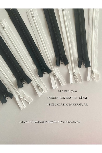 seyranat 10 komada ekru, crna metalna ručka 18 cm, klasični T5 Torba, Novčani...