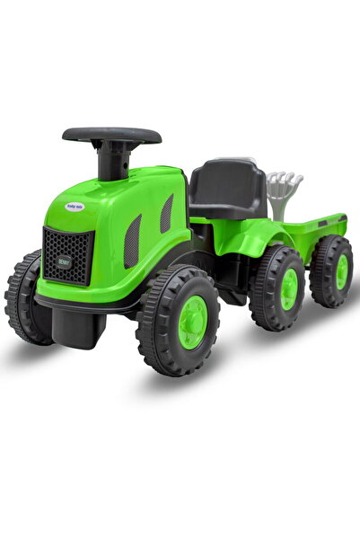 Babymix Tractor pentru copii cu remorcă Benny Baby Mix Benny verde