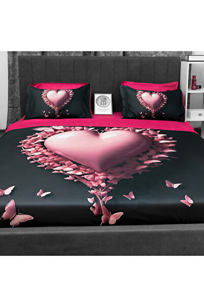 opulentmaison RoseHeart Fine Cotton Bed Linen