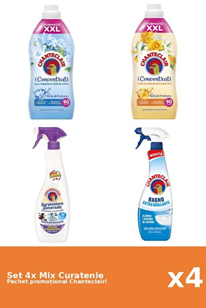 Chanteclair Set 4 Chanteclair Cleansing Mix: Lotus, Classic, Orange, White Musk