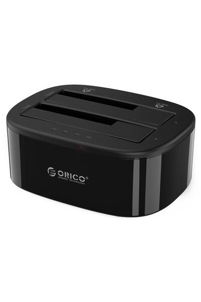 Orico USB 3.0 Dual Bay HDD Docking Station Black