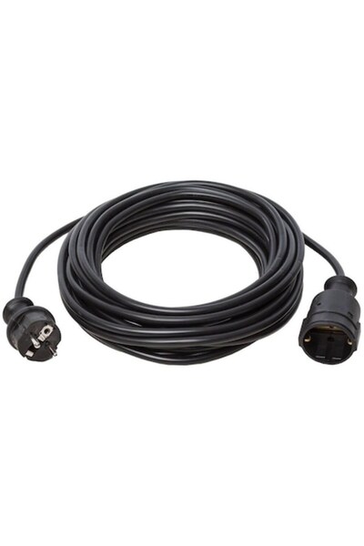TopElectro Extension Cord H05VV-F 3X1.5 Black 10m