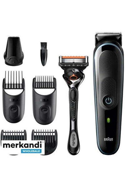 Braun Aparat de tuns barba si parul 7-in-1 MGK5355, 4 piepteni, trimmer pentr...
