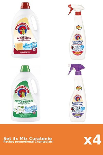 Chanteclair Set 4 Chanteclair Cleansing Mix: Marseille, White Musk