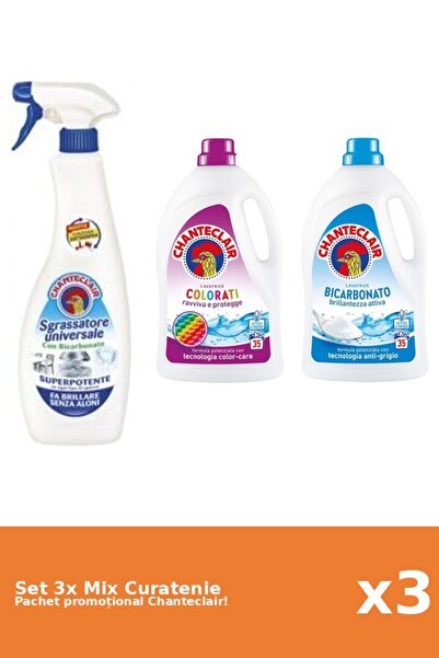 Chanteclair Set 3 Mix Curatenie Chanteclair: Bicarbonat, Color