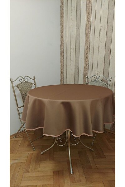 gonk Lüks Fonluk Kumaştan Mamul,dertsiz,fiskos,yemek Masası Örtüsü .Çap ,150 Cm.