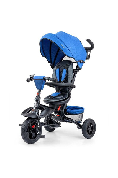 Milly Mally Tricicletă Stanley 6 în 1 bleumarin-negru