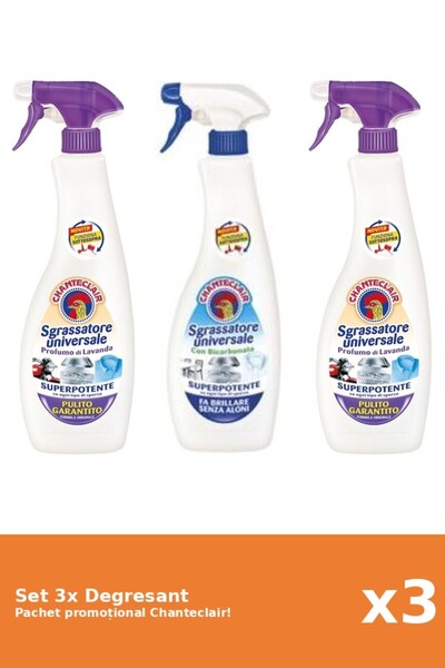 Chanteclair Set 3 Degresant Chanteclair: Bicarbonat, Mosc Alb