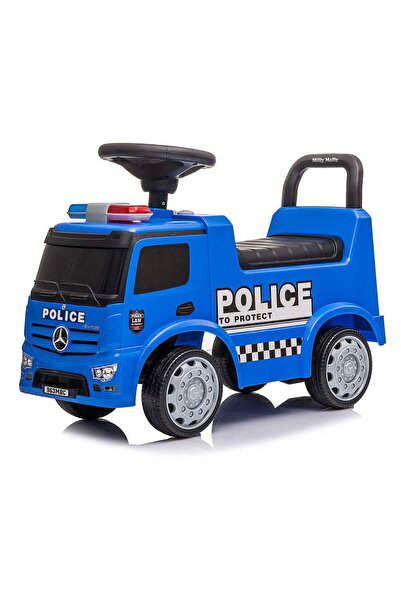 Milly Mally Children's bicycle with sound Mercedes POLICE blue