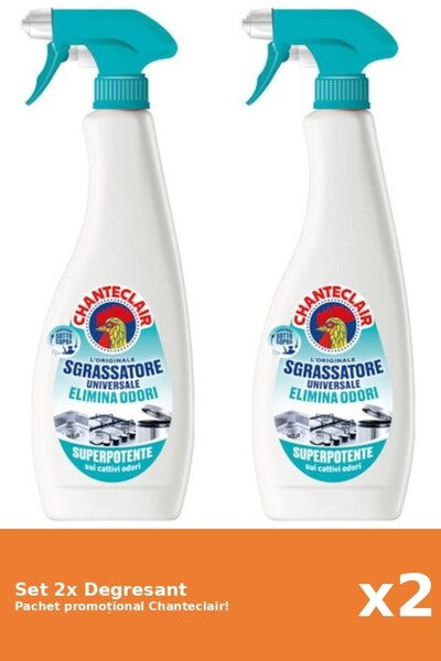 Chanteclair Set 2 Spray Degresant Universal Anti-Miros, ChanteClair, 600 ml