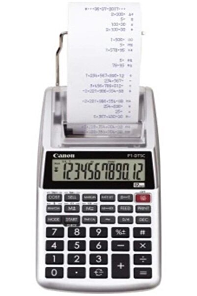 Canon P1-DTSC II 12 Hane Şeritli Hesap Makinesi