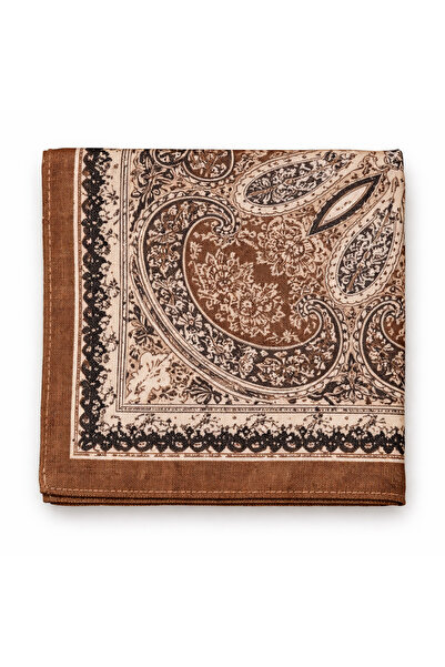 mim eşarp Ebruli Soft Pachet de bumbac eșarfe cu model etnic 140x140 cm